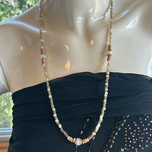 Beaded necklace vintage 90s